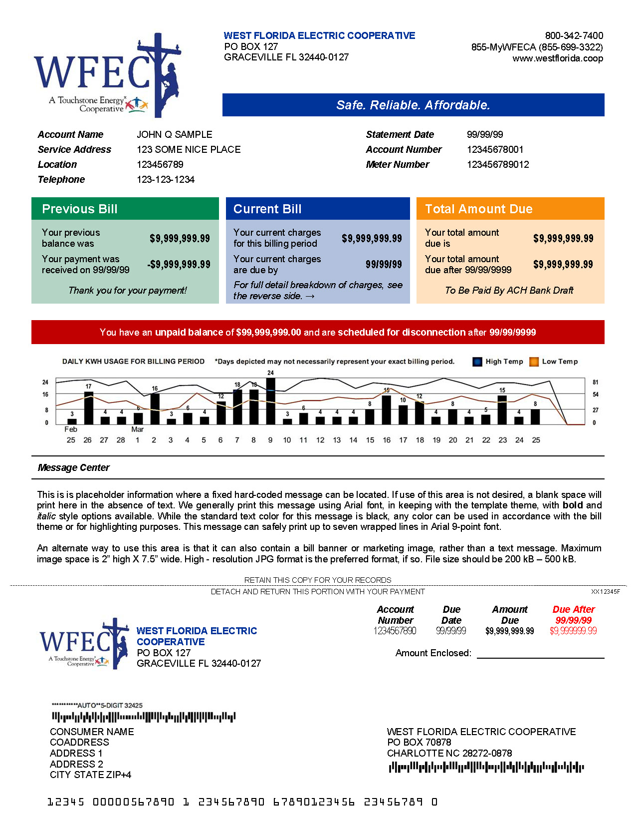 photo for New Look for WFEC Billing Statements